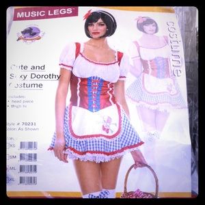 MUSIC LEGS CUTE AND SEXY DOROTHY COSTUME SZ S & ML